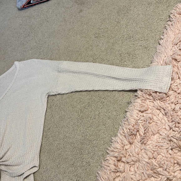 sky and sparrow button up sweater with tie - Picture 2 of 5